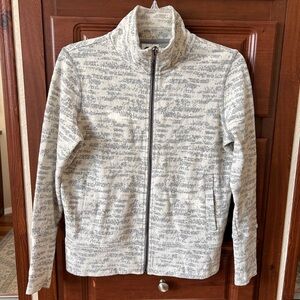 Zyia Active Gray and Cream Jacket sz XS